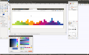 Gimp color picker